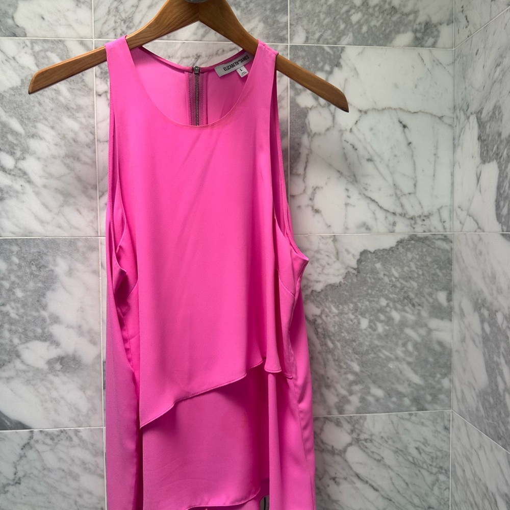 Elizabeth and James Pink Sleeveless Blouse